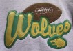 Wolves Applique Football